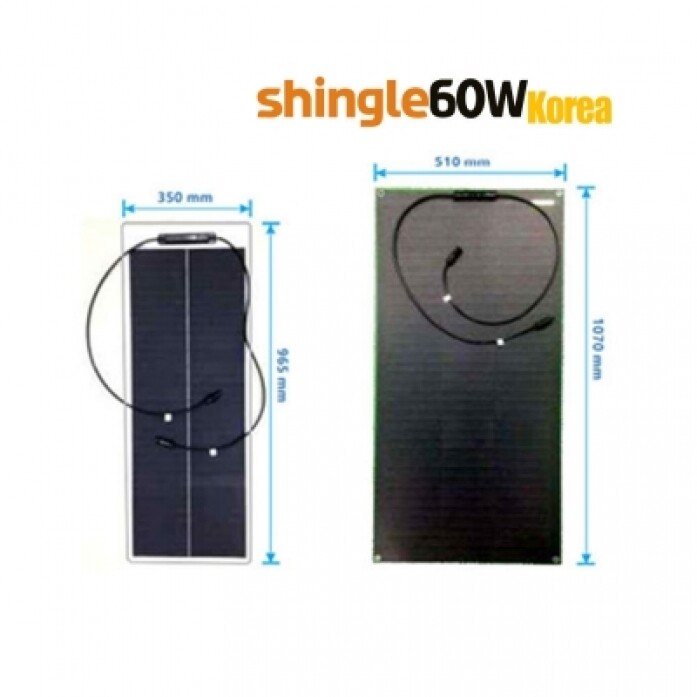 60W 박막태양전지 태양광모듈(패널)단결정 집열판 전문업체