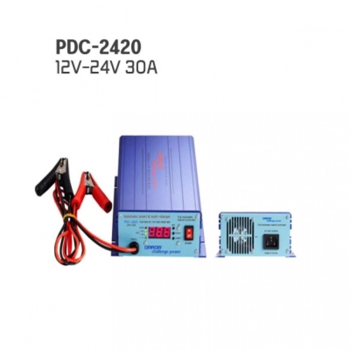 PNK 전자식 자동 배터리 충전기 PDC-1230 24V20A