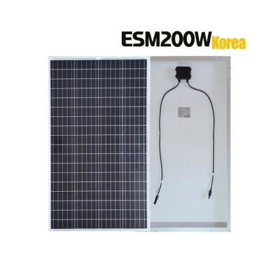 200W 태양광모듈(패널)단결정 집열판 태양열판넬 전문업체