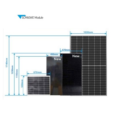 60W 110W 170W 355W 태양광패널 태양전지 판넬모듈 집열판 판매